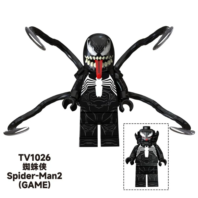 TV6204 superhero series Spider-Man observer Deadpool Minifigures - Image 3