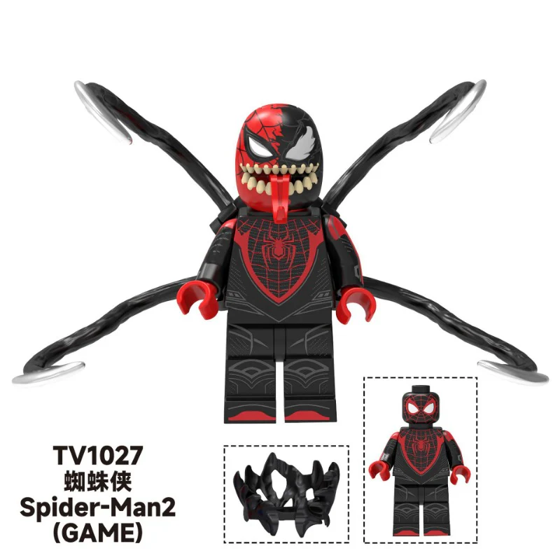TV6204 superhero series Spider-Man observer Deadpool Minifigures - Image 4