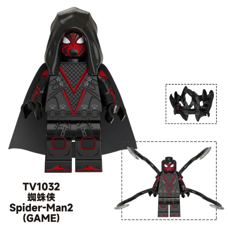 TV6204 superhero series Spider-Man observer Deadpool Minifigures - Image 9