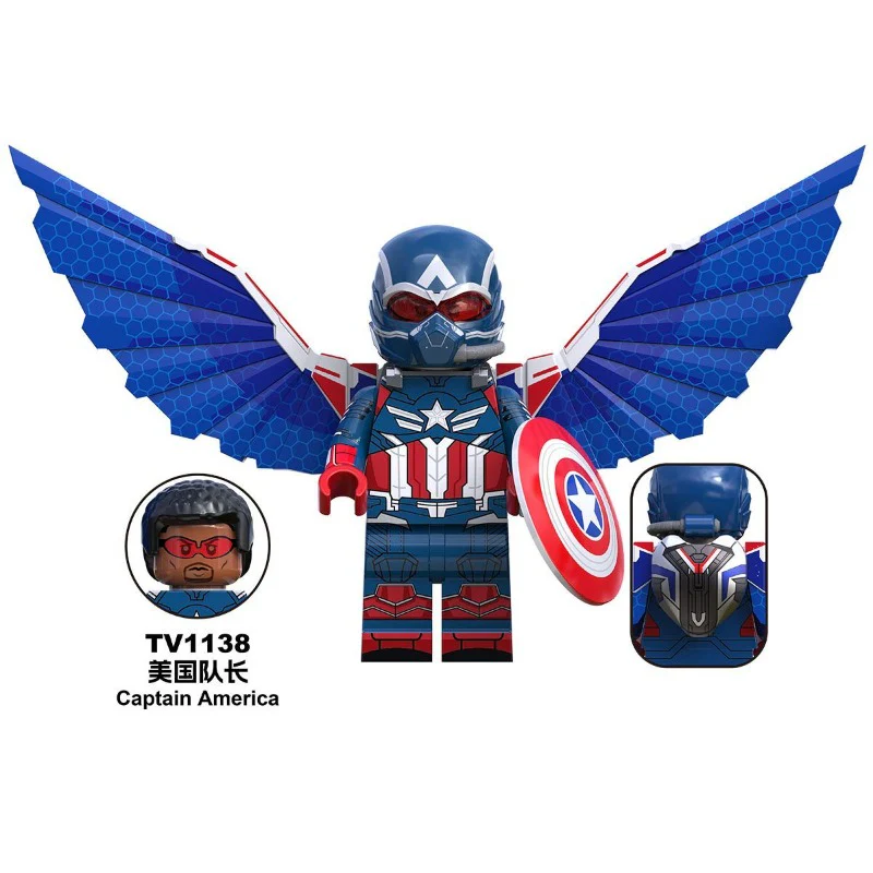TV6216 TV6217 TV6218 New Captain America Hulk Hulk in the Superhero Series Minifigures - Image 10