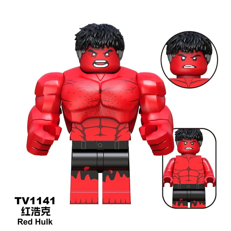 TV6216 TV6217 TV6218 New Captain America Hulk Hulk in the Superhero Series Minifigures - Image 13