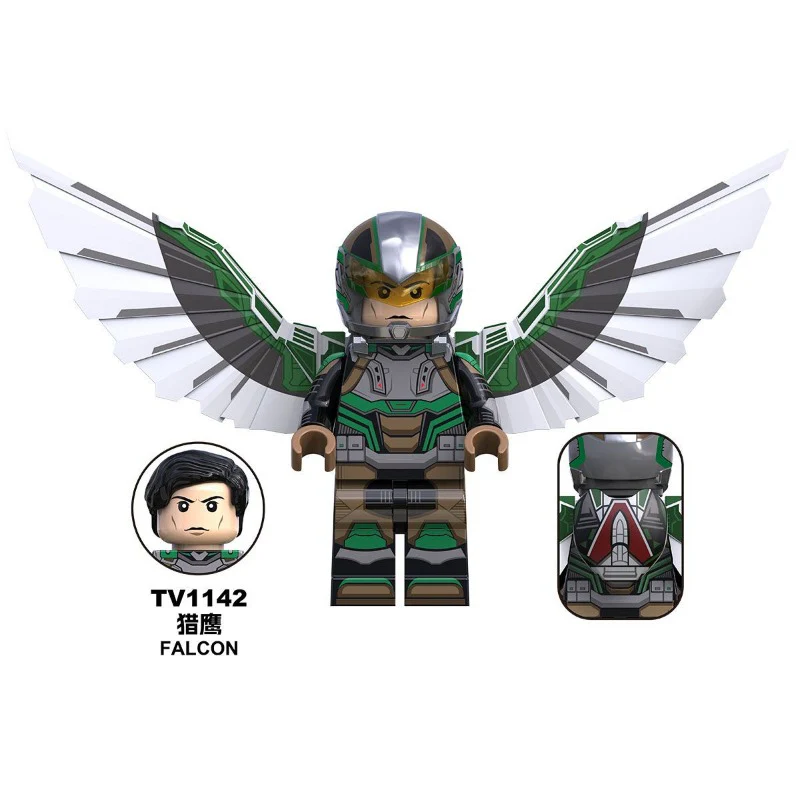 TV6216 TV6217 TV6218 New Captain America Hulk Hulk in the Superhero Series Minifigures - Image 14