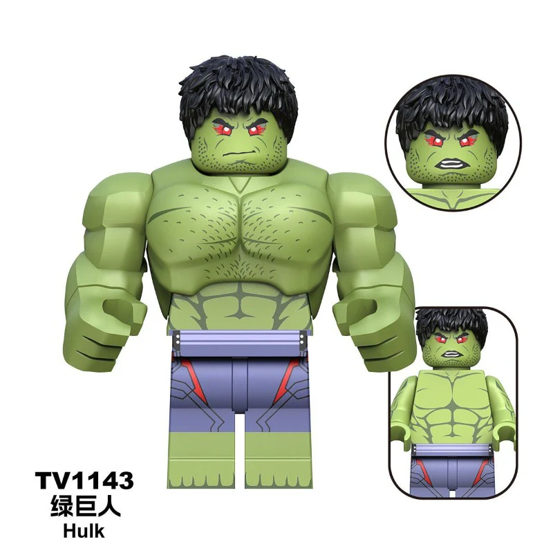 TV6216 TV6217 TV6218 New Captain America Hulk Hulk in the Superhero Series Minifigures - Image 15