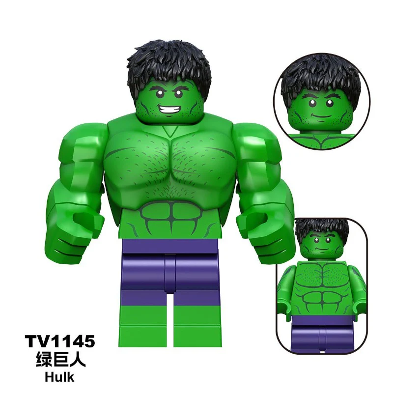 TV6216 TV6217 TV6218 New Captain America Hulk Hulk in the Superhero Series Minifigures - Image 17