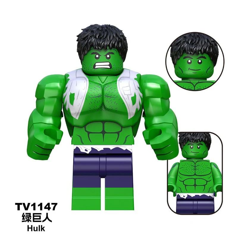 TV6216 TV6217 TV6218 New Captain America Hulk Hulk in the Superhero Series Minifigures - Image 19