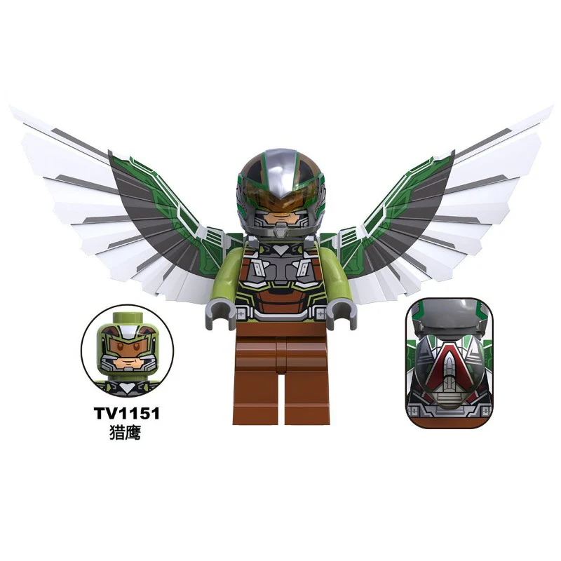 TV6216 TV6217 TV6218 New Captain America Hulk Hulk in the Superhero Series Minifigures - Image 23