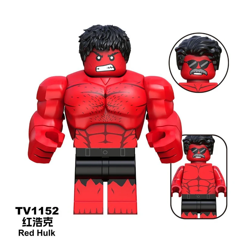 TV6216 TV6217 TV6218 New Captain America Hulk Hulk in the Superhero Series Minifigures - Image 24