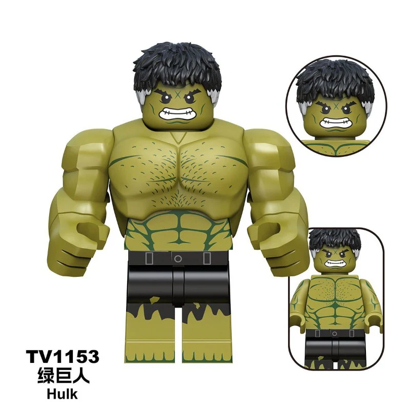 TV6216 TV6217 TV6218 New Captain America Hulk Hulk in the Superhero Series Minifigures - Image 25