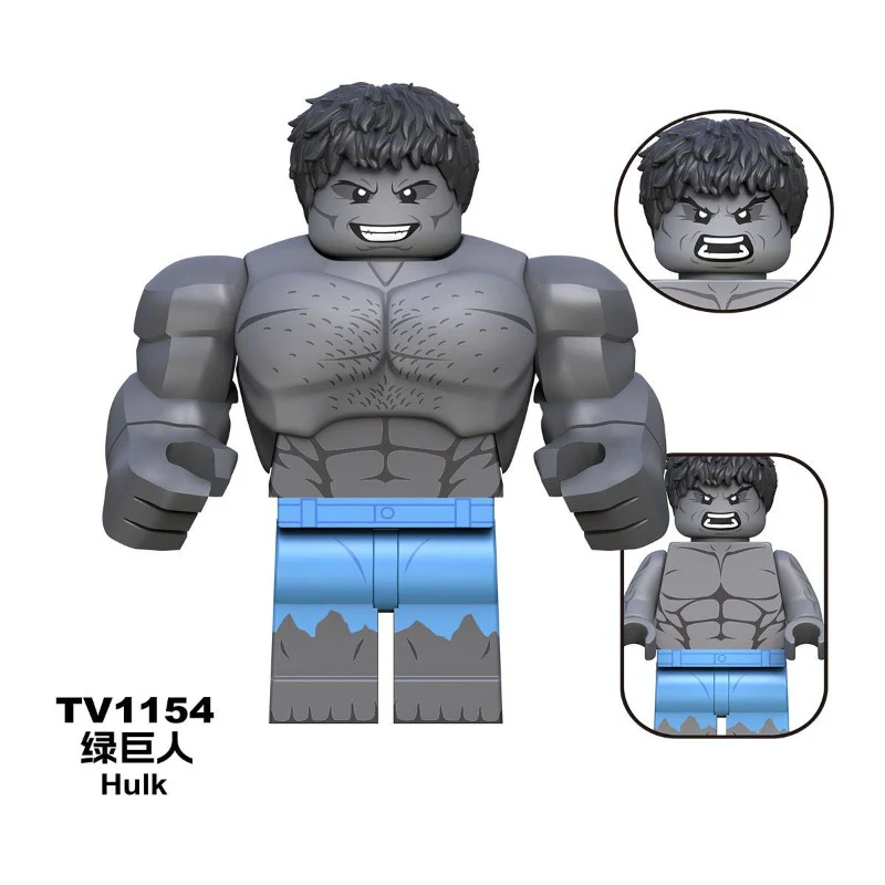 TV6216 TV6217 TV6218 New Captain America Hulk Hulk in the Superhero Series Minifigures - Image 26