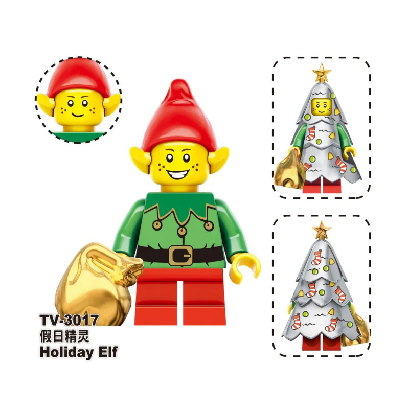 TV6302 TV6303 Carnival Christmas Eve series Minifigures - Image 10