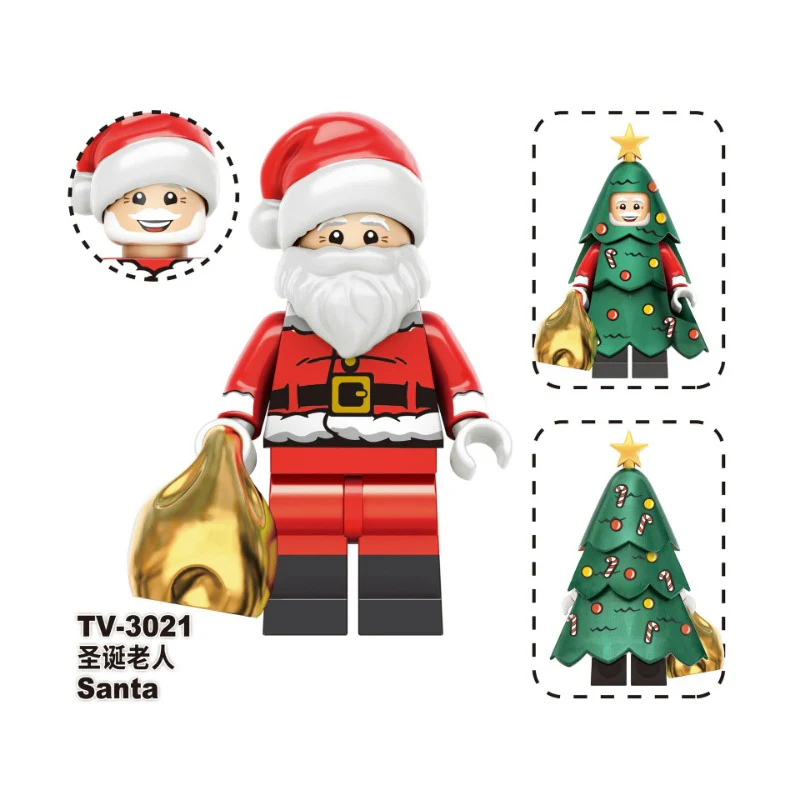 TV6302 TV6303 Carnival Christmas Eve series Minifigures - Image 14