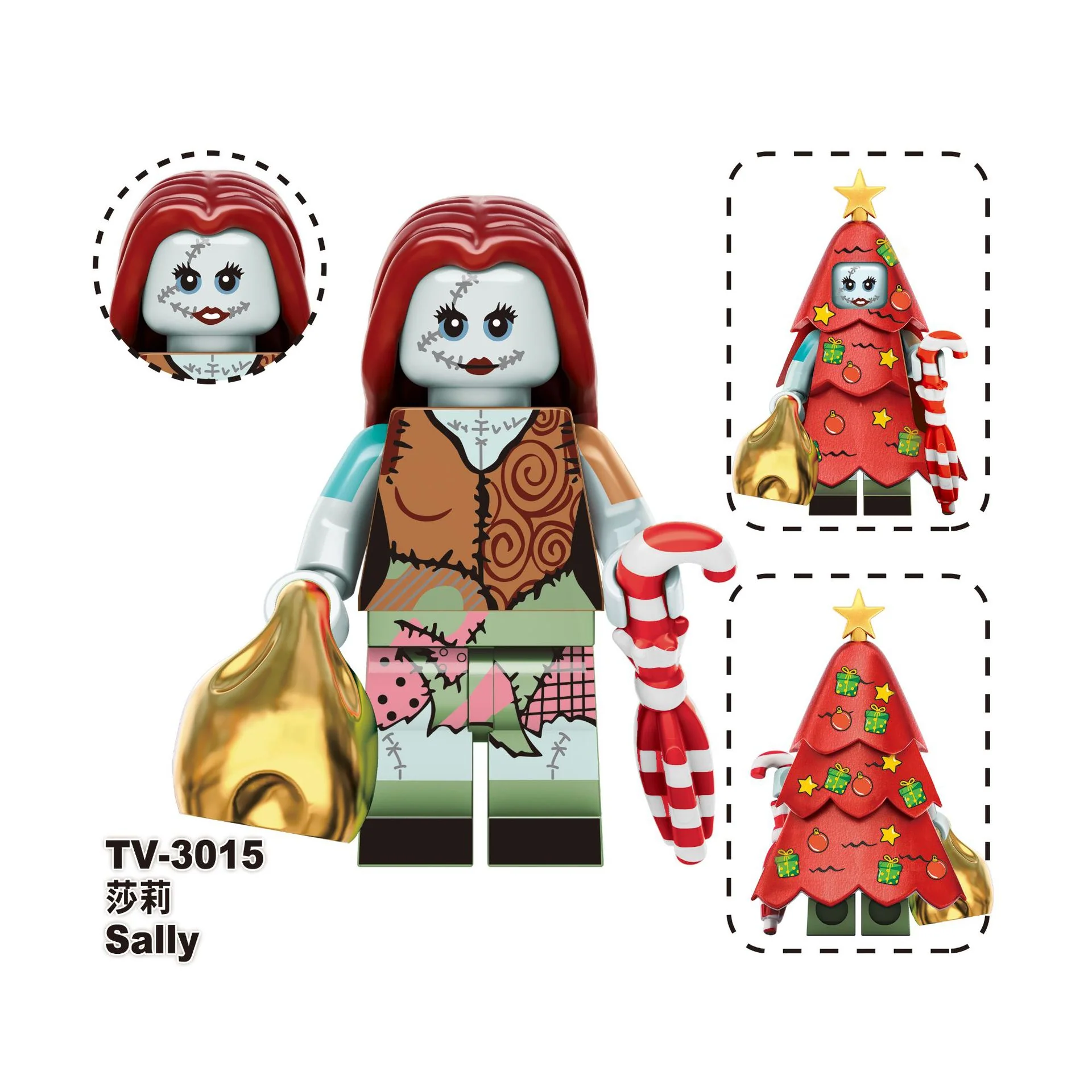 TV6302 TV6303 Carnival Christmas Eve series Minifigures - Image 26