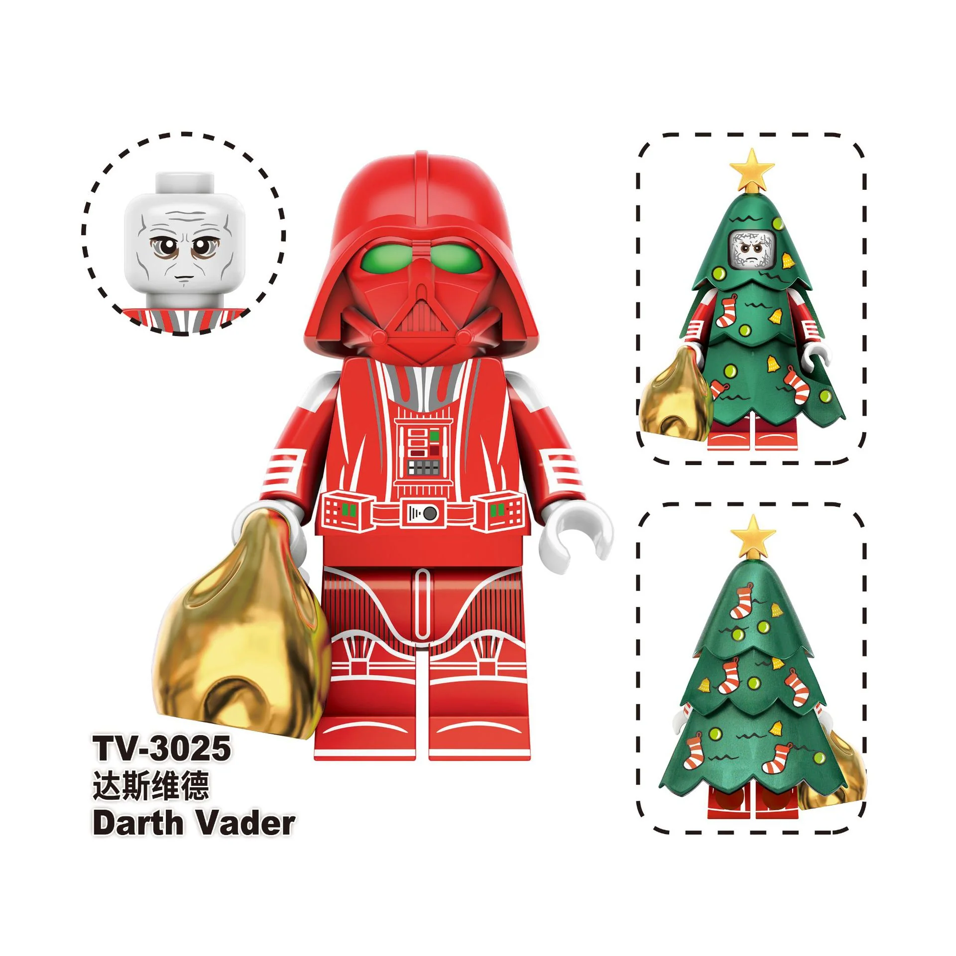 TV6302 TV6303 Carnival Christmas Eve series Minifigures - Image 36