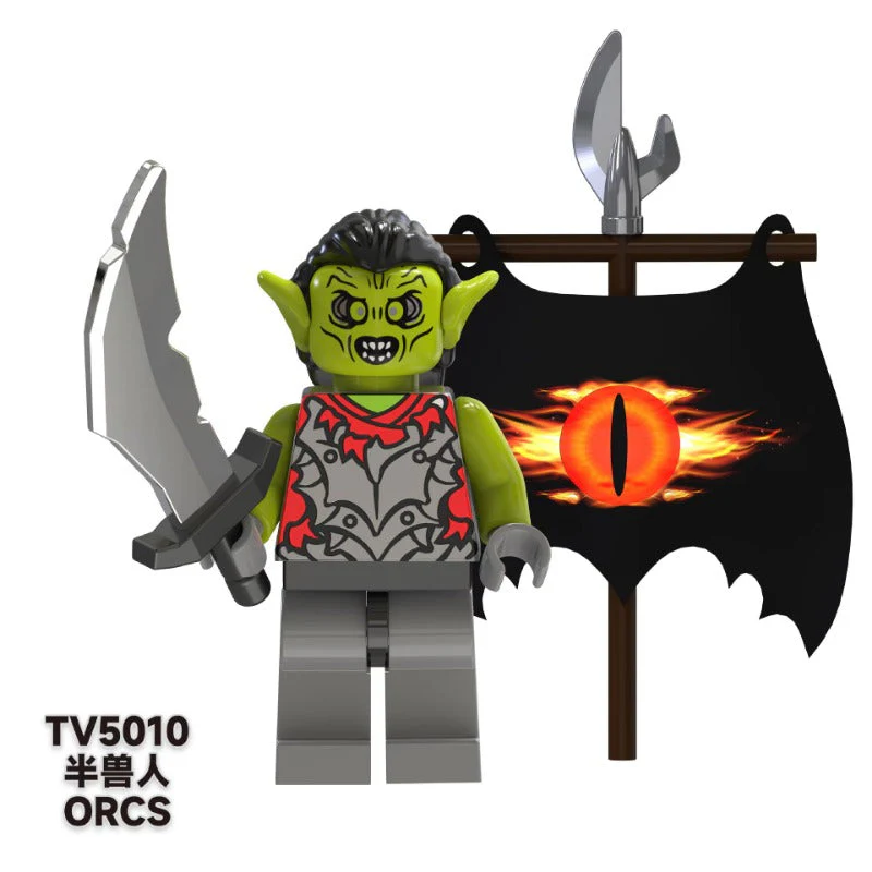TV6401 TV6402  Lord of the Rings Orcs Orcs Sauron Goblin Minifigures - Image 13