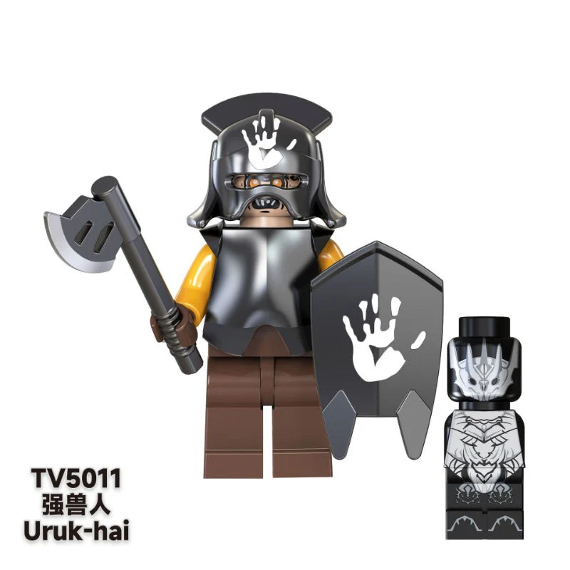TV6401 TV6402  Lord of the Rings Orcs Orcs Sauron Goblin Minifigures - Image 14