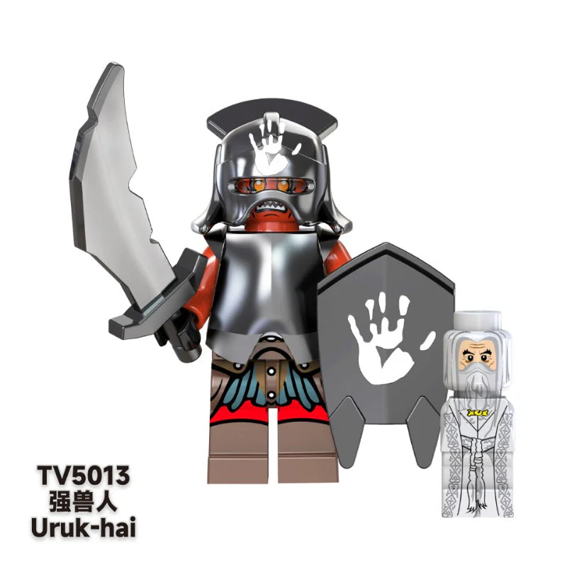 TV6401 TV6402  Lord of the Rings Orcs Orcs Sauron Goblin Minifigures - Image 16