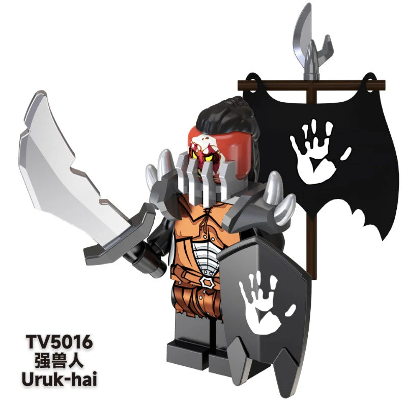 TV6401 TV6402  Lord of the Rings Orcs Orcs Sauron Goblin Minifigures - Image 19