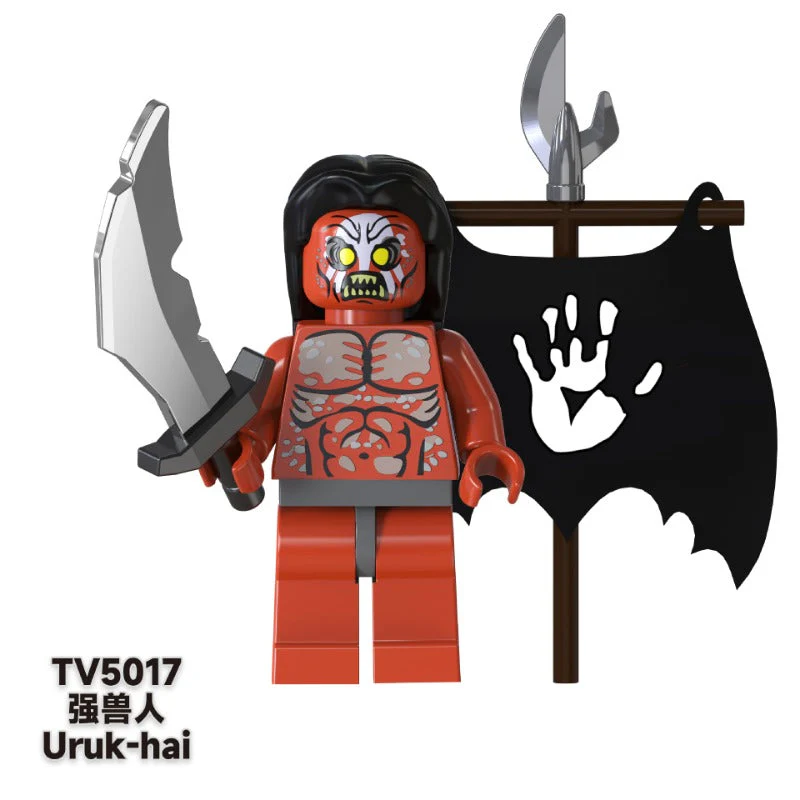 TV6401 TV6402  Lord of the Rings Orcs Orcs Sauron Goblin Minifigures - Image 20