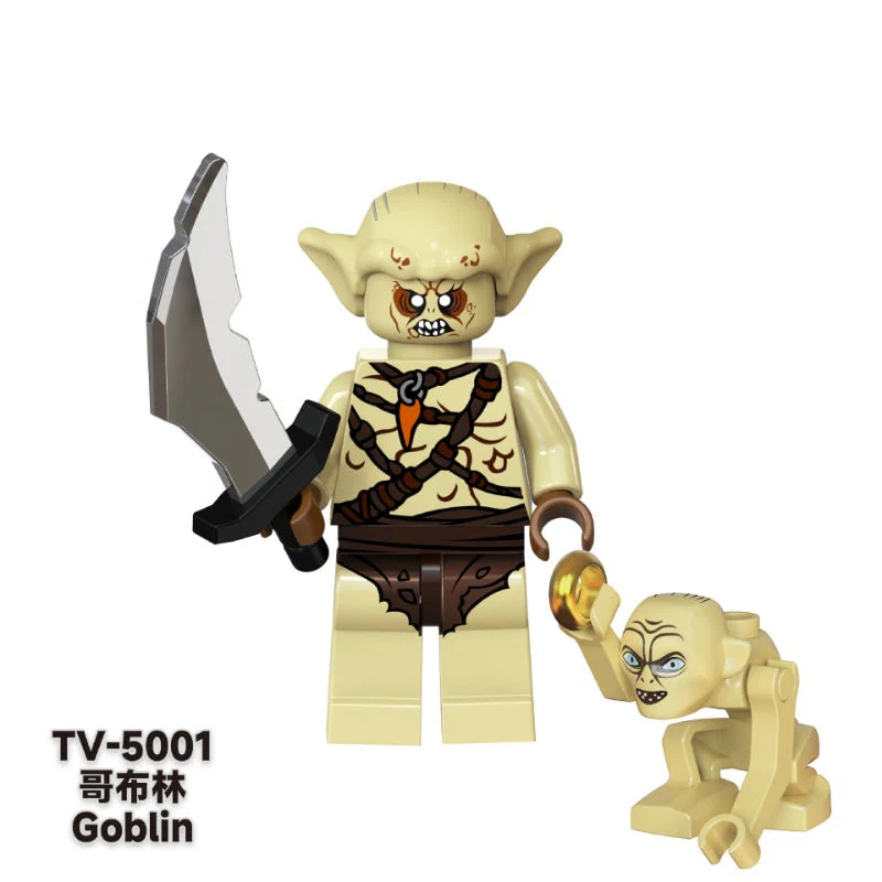 TV6401 TV6402  Lord of the Rings Orcs Orcs Sauron Goblin Minifigures - Image 4