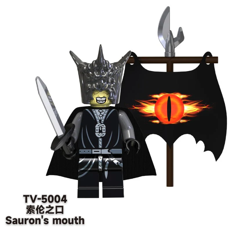 TV6401 TV6402  Lord of the Rings Orcs Orcs Sauron Goblin Minifigures - Image 7