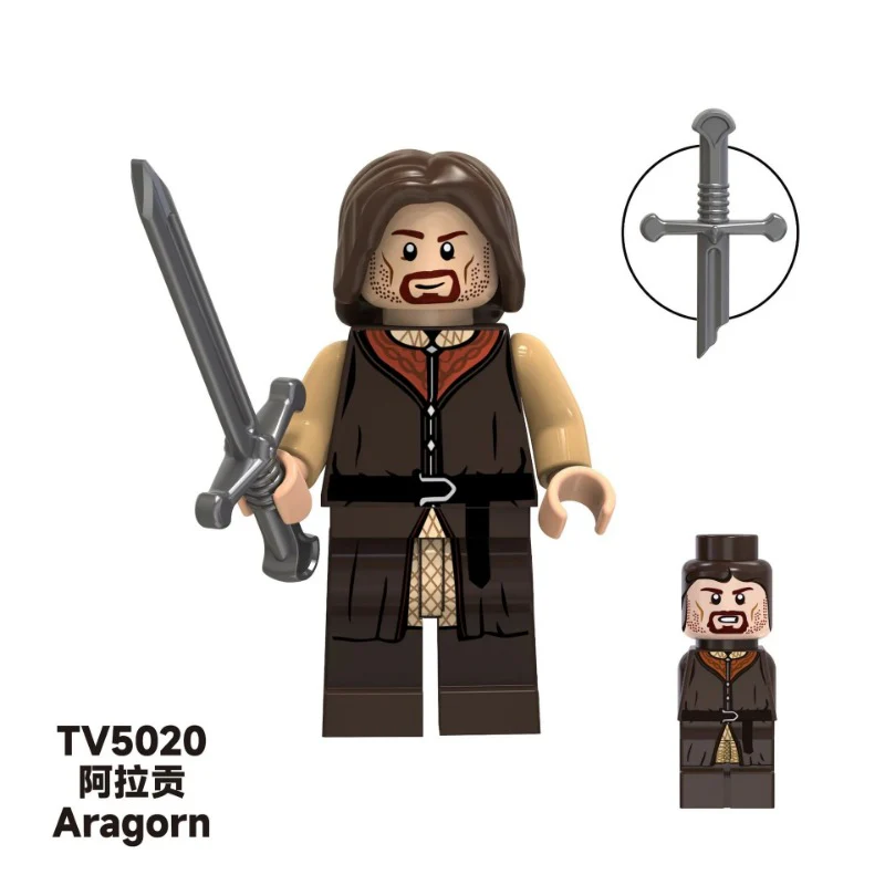 TV6403 Lord of the Rings Lord of the Rings Elf King Aragorn Minifigures - Image 3
