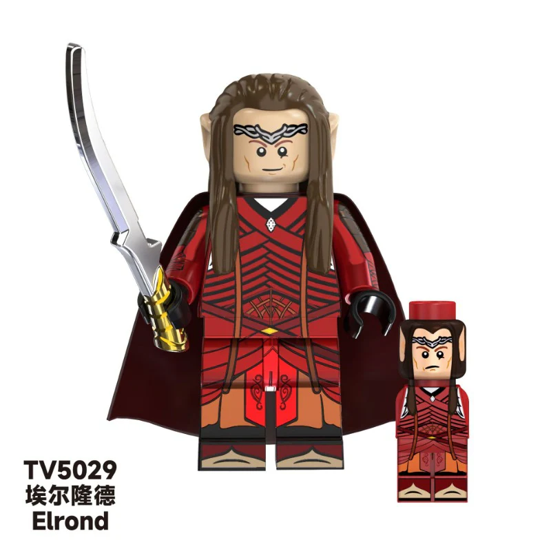 TV6404 Lord of the Rings series Noldor Elf Warrior Elrond Minifigures - Image 4