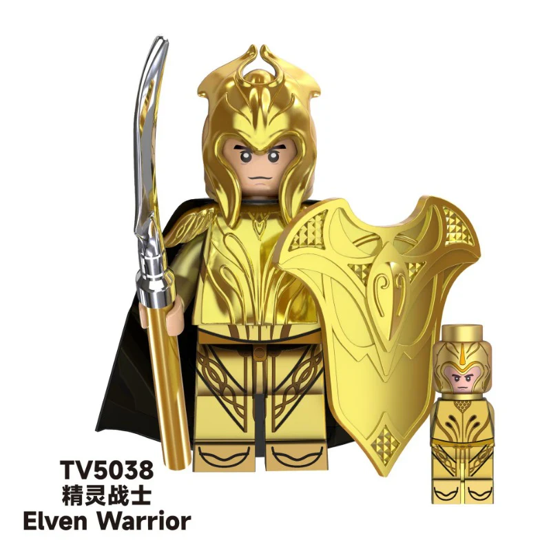 TV6405 Ring King series Elf Warrior Minifigures - Image 5
