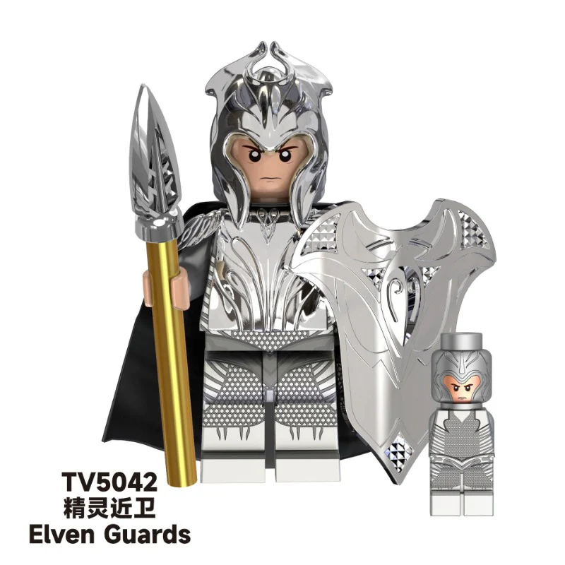 TV6405 Ring King series Elf Warrior Minifigures - Image 9