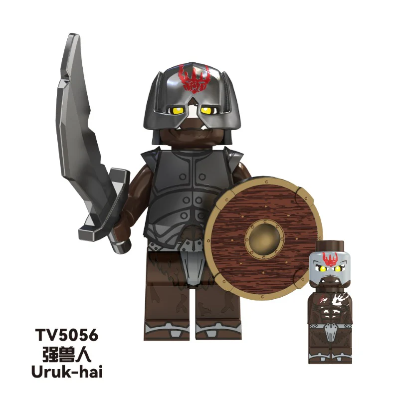 TV6407 Lord of Rings Series strong orc legion Minifigures - Image 7