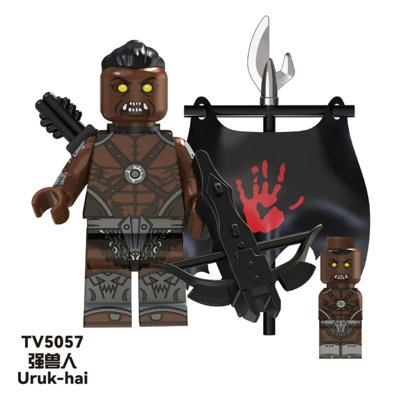 TV6407 Lord of Rings Series strong orc legion Minifigures - Image 8