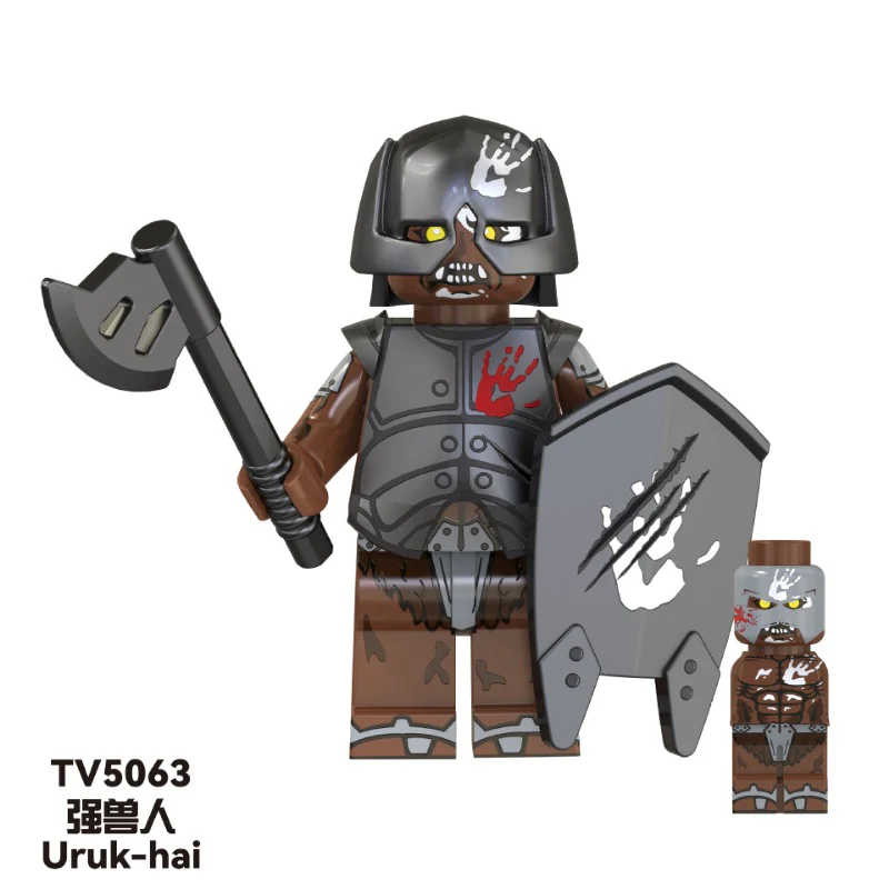 TV6408 Lord of Rings Series strong orc legion Minifigures - Image 6