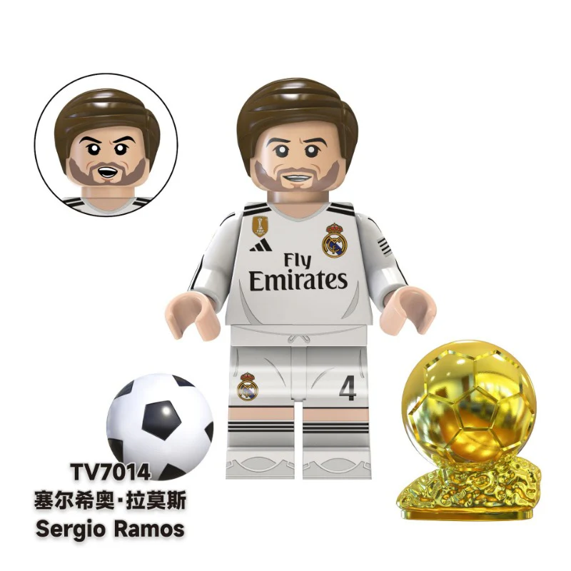 TV6502 Soccer Star Series Minifigures - Image 7