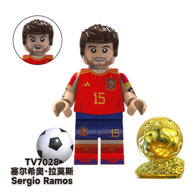 TV6504 Soccer Star Series Minifigures - Image 5