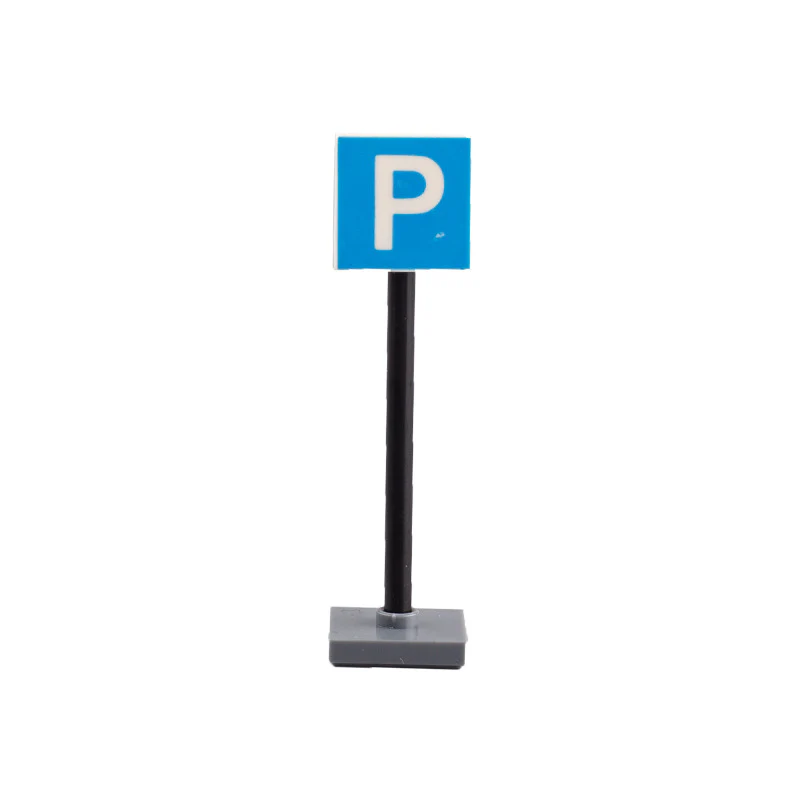 Urban traffic road signs, roadblocks, signals, street lights - Image 18