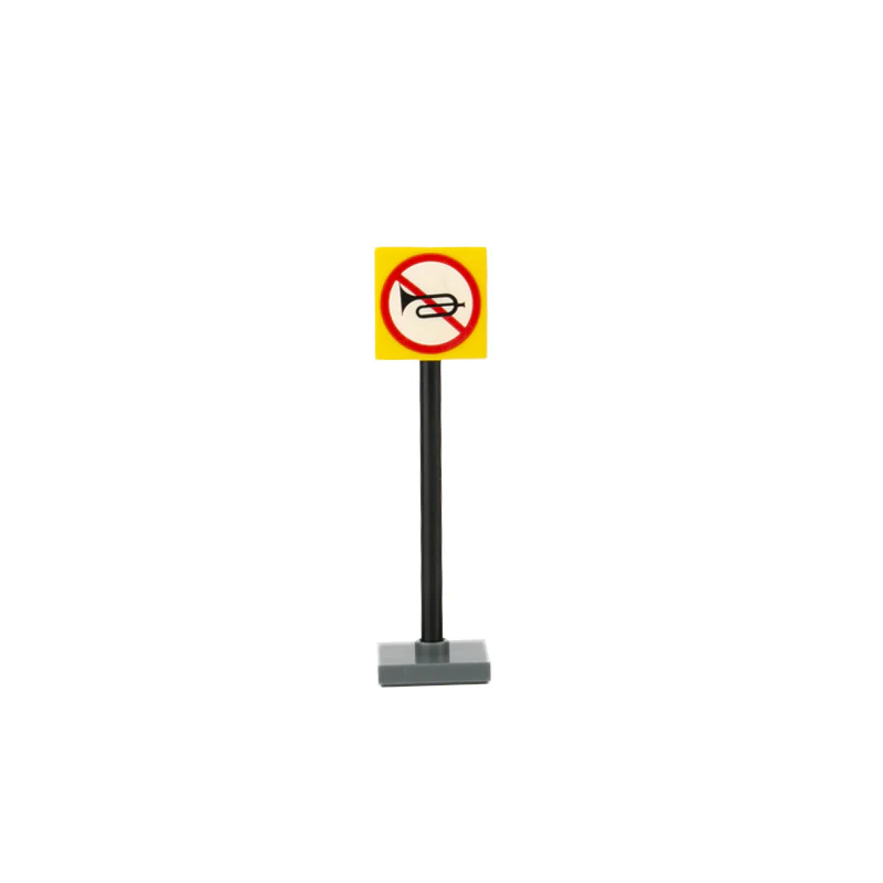 Urban traffic road signs, roadblocks, signals, street lights - Image 20