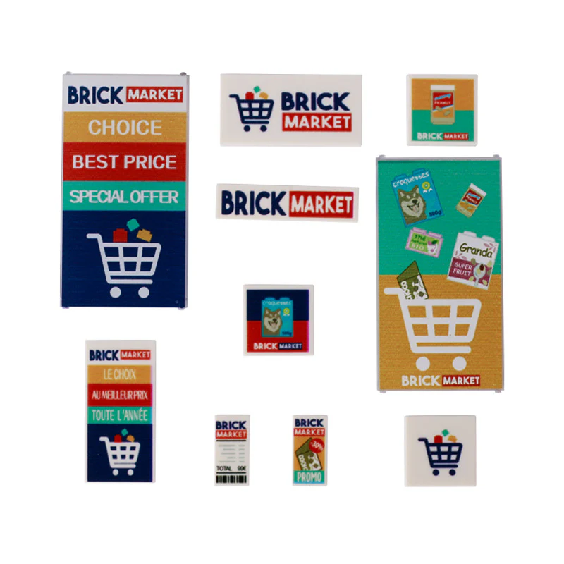 Supermarket goods vegetables seafood food - Image 2