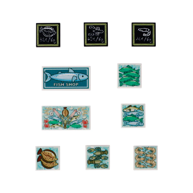 Supermarket goods vegetables seafood food - Image 3