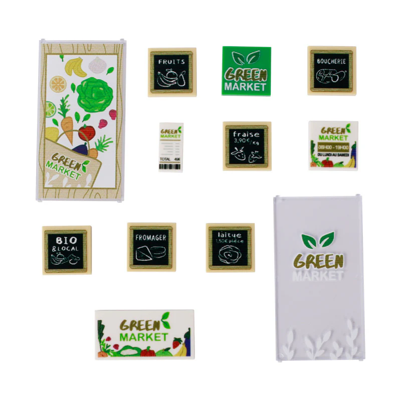 Supermarket goods vegetables seafood food - Image 5