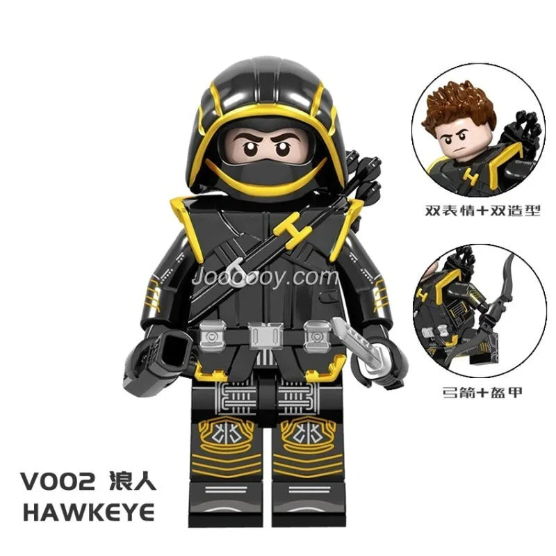 V001-V007 superhero series war machine minifigures - Image 10