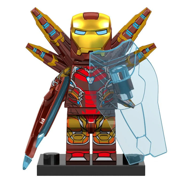 V001-V007 superhero series war machine minifigures - Image 12