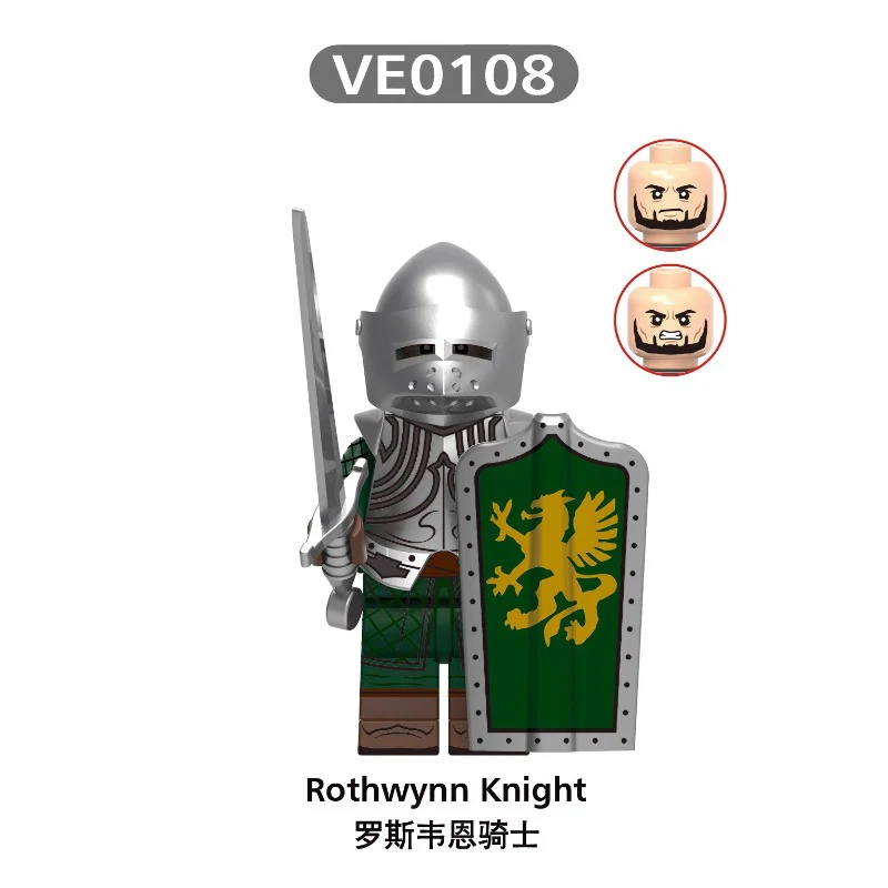 V1002 medieval soldier Series Minifigures - Image 2