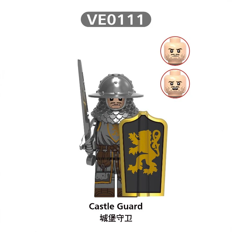 V1002 medieval soldier Series Minifigures - Image 5