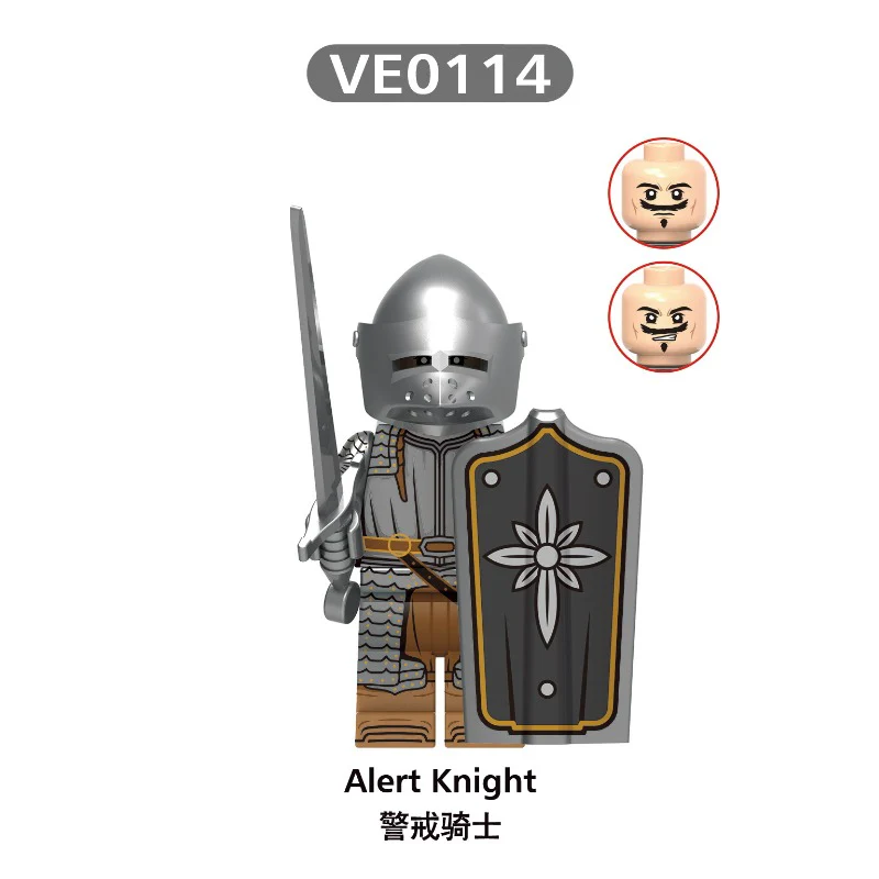 V1002 medieval soldier Series Minifigures - Image 8