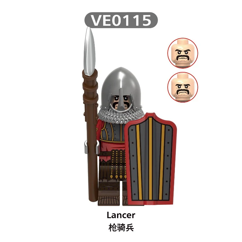 V1002 medieval soldier Series Minifigures - Image 9