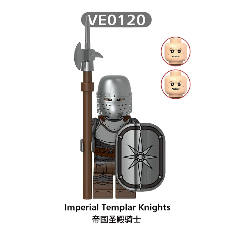 V1003 medieval castle knight Minifigures - Image 6