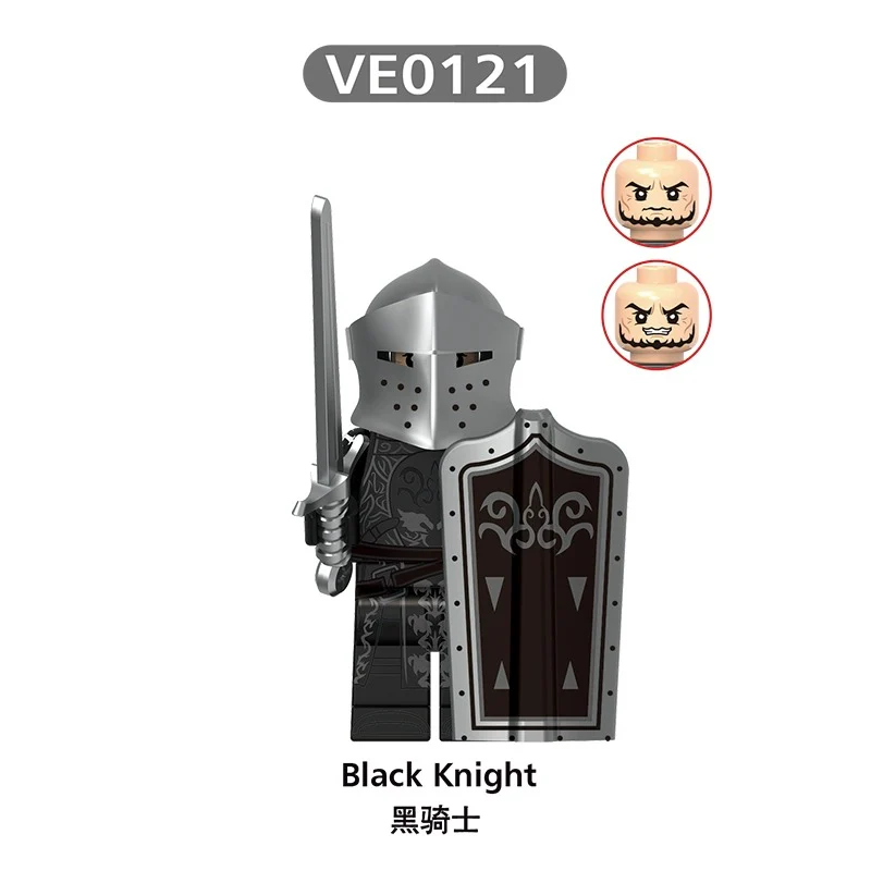 V1003 medieval castle knight Minifigures - Image 7