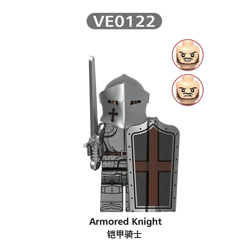 V1003 medieval castle knight Minifigures - Image 8