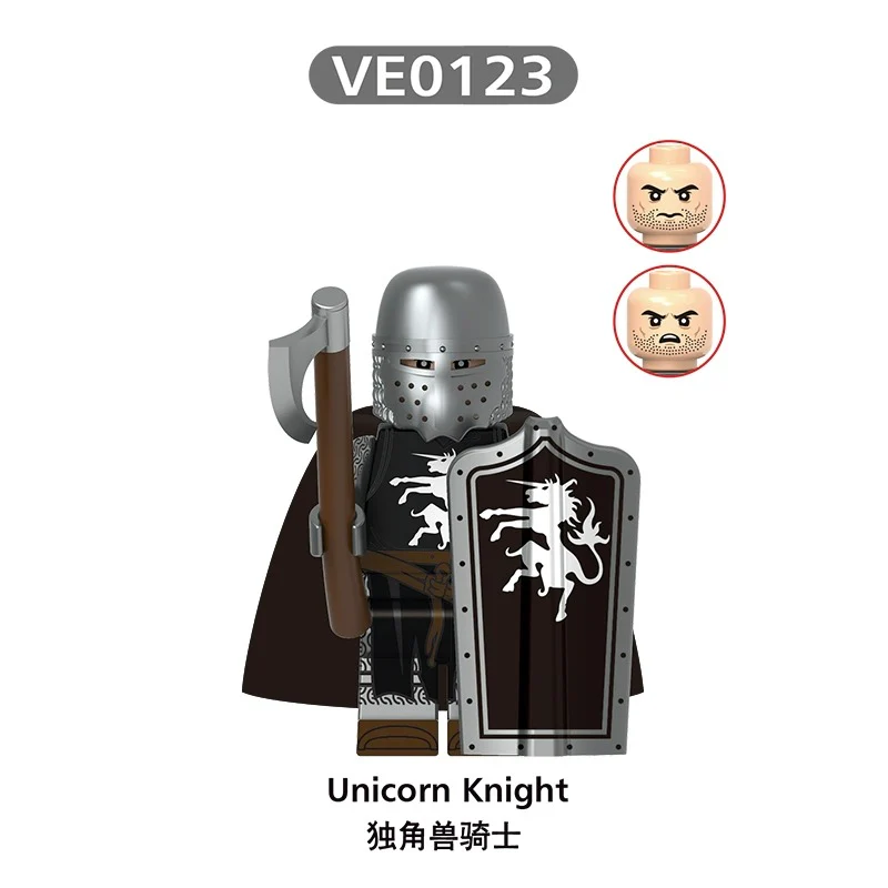 V1003 medieval castle knight Minifigures - Image 9