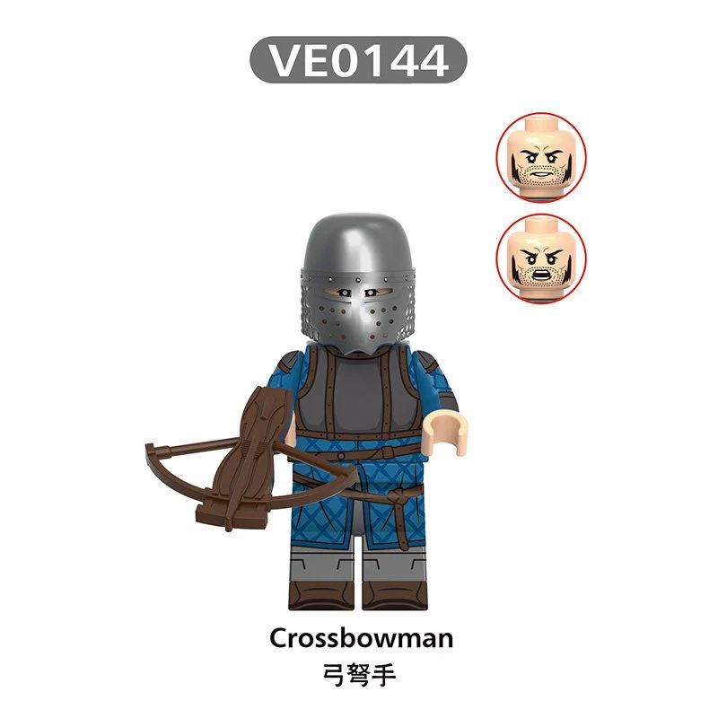 V1006 medieval castle series militia warriors Minifigures - Image 8