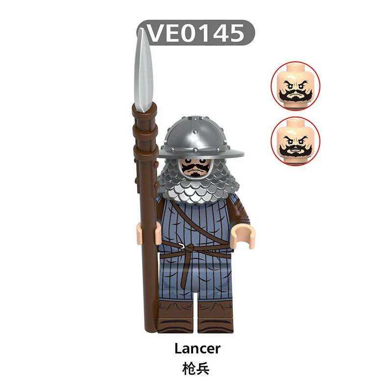 V1006 medieval castle series militia warriors Minifigures - Image 9